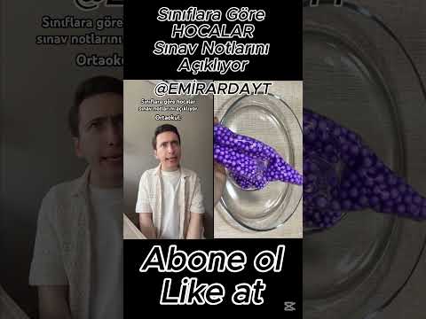 SINIFLARA GÖRE HOCALAR SINAV NOTLARINI AÇIKLARSA #cute #asmr