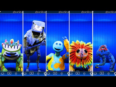 Poppy Playtime Chapter 4 Characters in FNAF AR Workshop Animations V2