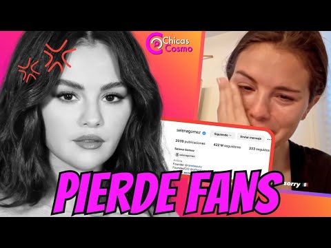 SELENA CORRE EL RIESGO DE PERDER EL TÍTULO A LA MUJER MÁS SEGUIDA EN INSTAGRAM POR VÍDEO LLORANDO