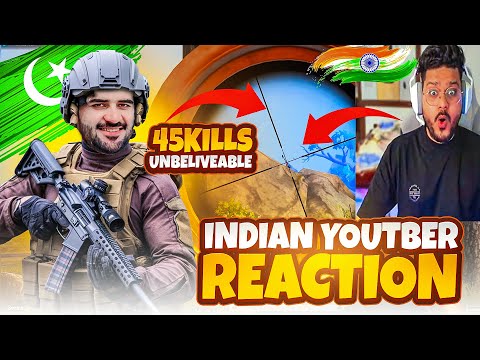 Indian YouTuber react on my gameplay 😱 PUBG mobile | rock Op