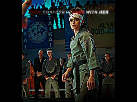 TORY VS ZARA Fight 🔥 | Cobra Kai S6 | VOCE NA MIRA (Super Slowed) #cobrakai #zara #shorts