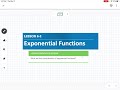 Characteristics of Exponential Functions