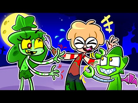 A Day in the Life of a Zombie Family 🧟‍♀️🧟‍♂️ | Viv and Denny Stories 🙈 Cartoons for Kids!
