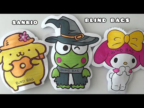 Sanrio Blind Bag Paper Compilation |  Unboxing All Editions ! ASMR Satisfying Video ! (No Talking)