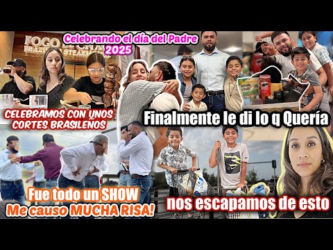 ‼️FINALMENTE LE DÍ LO QUE QUERIA‼️Así Le CELEBRAMOS EL DÍA DEL PADRE A MI ESPOSO❤️Salió PERFECTO!🤗