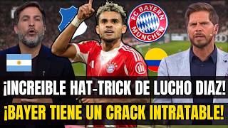 ¡ES UN GENIO! PRENSA ARGENTINA SE EMOCIONA CON HAT-TRICK DE LUIS DIA CON BAYER MUNICH vs HOFFENHEIM.