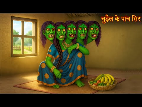 चुड़ैल के पांच सिर | Five Heads | Horror Stories in Hindi | Chudail Ki Kahaniya | Stories | Bhootiya
