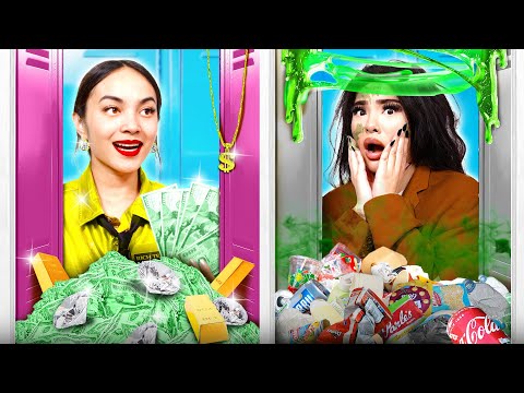 Broke Teacher Vs Rich Teacher in School | Funny Situations & Amazing Ideas by Crafty Hacks