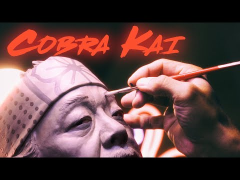 COBRA KAI NEVER DIES! SCULPTING MR. MIYAGI