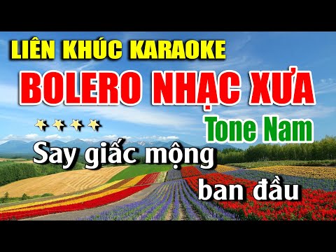Karaoke Liên Khúc Trữ Tình Tone Nam Dễ Hát | TUYỂN CHỌN NHẠC XƯA BOLERO CỰC HAY – ĐẮP MỘ CUỘC TÌNH