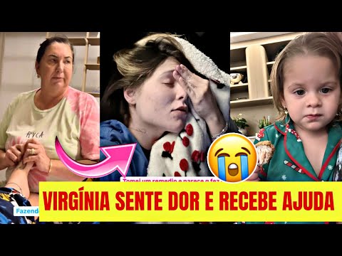 VIRGÍNIA SENTE DORES E RECEBE AJUDA DA MARGARETH 😱