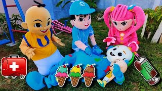 Badut Lucu Cocomelon Nangis Kejeer Dig4ngguin Upin Dibantuin Badut Boboboy, Dokteran