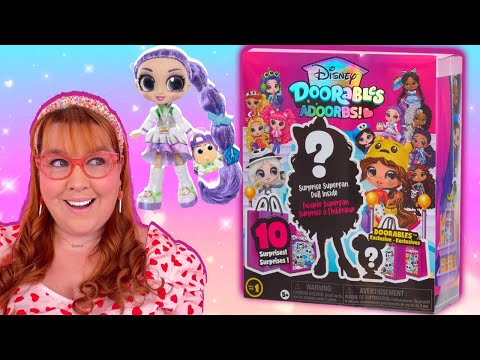 Unboxing Disney Doorables Adoorbs Mystery Dolls!! 💜