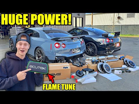 Our Nissan GTR's Get All The Mods!!!