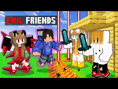 Evil Friends vs Most Secure House in Minecraft! 😨