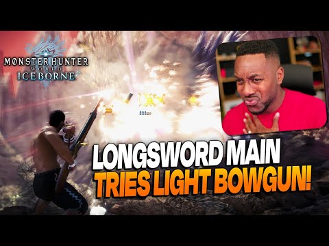 Rapid Spread LBG Is Broken! MHW Iceborne • Longsword Main Tries Light Bowgun For The First Time!