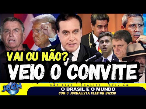 Bomba! QUE VEM AÍ, BOLSONARO CONVITE TRUMP, CRISE DE LULA, TARCÍSIO DECISÃO, DÓLAR, NIKOLAS, GAYER