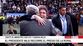 🔵 JAVIER MILEI EN LA RURAL: EL PRESIDENTE ENCABEZA EL ACTO CENTRAL