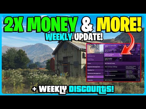 GTA 5 Online Weekly Update! 2X Money & More!