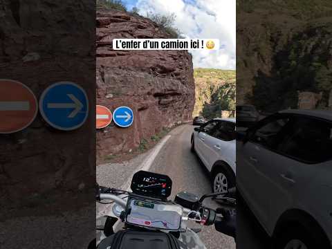 L’enfer d’un camion ici ! 😳 #moto #motard #motovlog #danger #camion