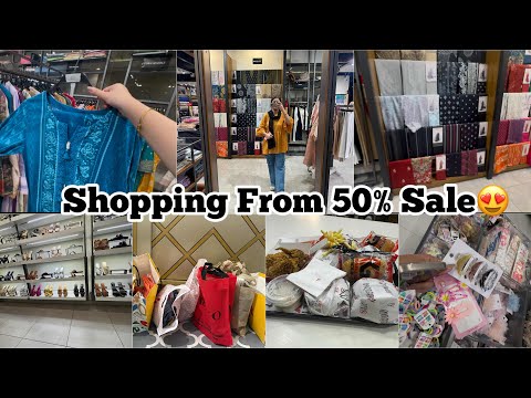 Shopping from 50% off sale from Nishat J. | Shopping Haul 🛍️