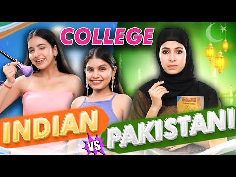 COLLEGE - Indian vs Pakistani | Hindu vs Muslim Students Life | Anaysa