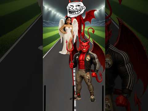 Can Ronaldo 🐐 Save Georgina 💃 from Tung Tung Sahur 🎶?! 😱 #shorts