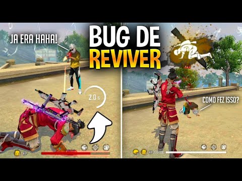 NOVO BUG DE REVIVER SOZINHO!! FREE FIRE