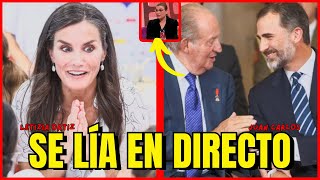 SE LÍA EN DIRECTO por las OCULTACIONES de Letizia Ortiz y Felipe con Juan Carlos