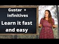 Using Gustar with Infinitives in Spanish
