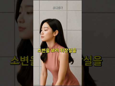 소변을 보고 온 여자가 울고 있는 이유