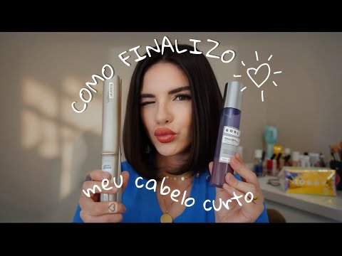 COMO FINALIZO MEU CABELO CURTO!