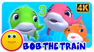 🌊 Bob The Train – Cinco Peixinhos | Canções Divertidas e Rimas Infantis 🎶