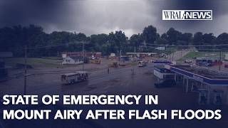 YouTube video thumbnail: Severe Flooding in Surry County Prompts State of Emergency