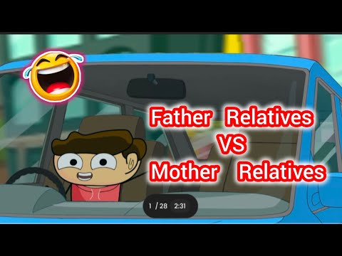 Father Relative VS Mother Relative 🤣 (59)  #comedy  #funny  #hindistories