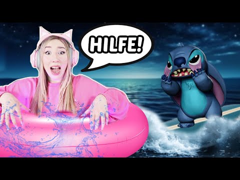 GEHE nicht ins MEER von HAWAII wenn STITCH auf dem SURFBRETT auf DICH wartet (niemals SURFEN)
