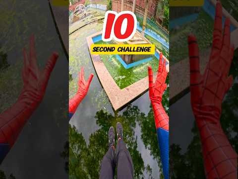 10 second  challenge #parkour #spiderman #spidermanparkour  #freerunning #delhikaspiderman