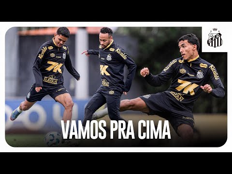SANTOS FC TREINA NO CT REI PELÉ, E MENINOS DA VILA PARTICIPAM