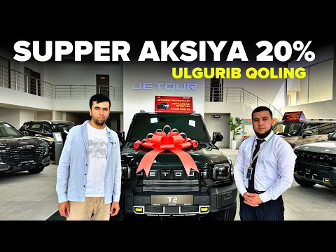 JETOUR AVTOSALONDA SUPER AKSIYA // ARZON NARXDAGI JETOUR DASHING // SHAXRIYOR VLOGS