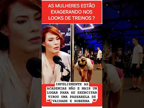 AS MULHERES ESTÃO EXAGERANDO NO LOOKS DE TREINOS? #celebridades #famosos #academia #SHORTS #VIRAL