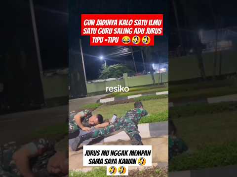 Viral Gara - gara adu ilmu 2 Anggota TNI Terkapar 😂😂😂 #lucu #tnilucu #shortlucu