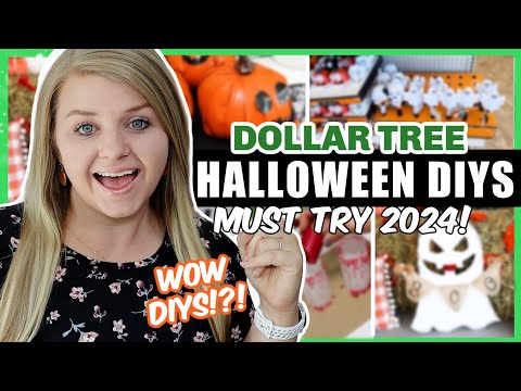 *Best* DOLLAR TREE DIY Halloween Decor Ideas 2024 | Krafts by Katelyn