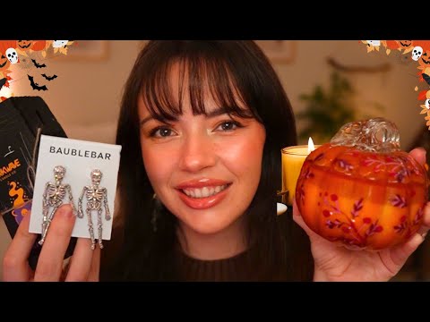 ASMR Tingly Fall & Halloween Haul 🕯🎃🍂(Anthropologie, Etsy, ColourPop)