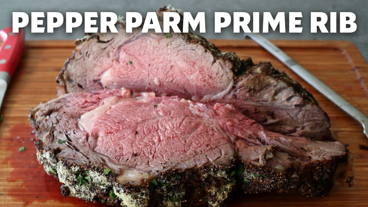 Pepper Parm Prime Rib - Perfectly Juicy Prime Rib Method - Food Wishes