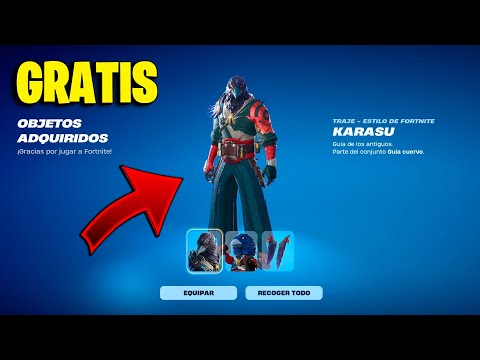 ✅COMO CONSEGUIR *LOTE DE KARASU Y CÓRVIDA* GRATIS EN FORTNITE / CAPITULO 6 TEMPORADA 1