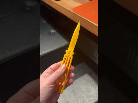 Sonunda bu da oldu 👍 3d yazıcı ile kelebek bastım 🤷‍♂️ #3dprinting #prusamini #makers
