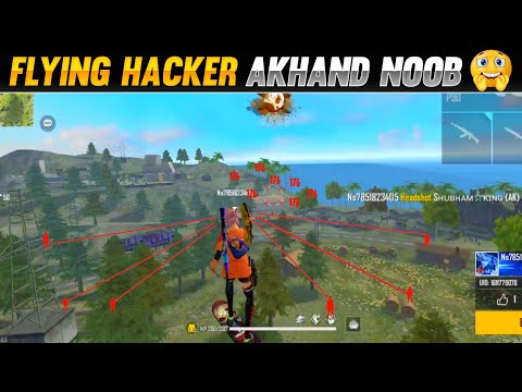 Flying Hacker 😲 | Akhand Noob 😡 - #shorts #gamingarmy 🔥