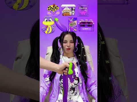 Random Purple food MUKBANG👿 #shorts