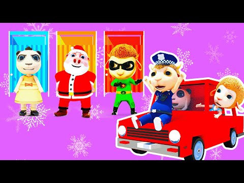 The New Year is coming | A Policeman Goes to the Store to Get Gifts | Cartoon for Kids