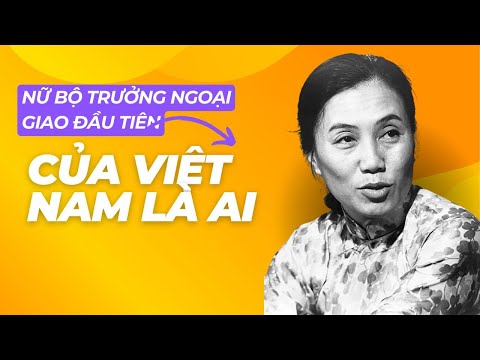 Nữ Bộ Trưởng Ngoại Giao Đầu Tiên Của Việt Nam Là Ai?